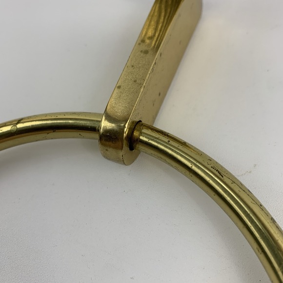 Brass Shell Clam Towel Ring Holder Wall Mount Bathroom Hanger Mod - Picture 5 of 16